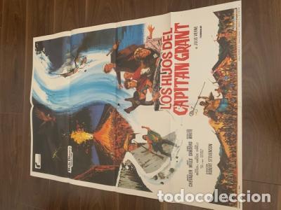 Libros: CARTEL CINE LOS HIJOS DEL CAPITAN GRANT. JULIO VERNE. WALT DISNEY. 70X100 CM APROX. - KARMAT:
