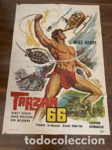 Libri di seconda mano: CARTEL DE CINE TARZAN 66. MIKE HENRY. NANCY KOVACK.70X100 CM APROX. - MCP: