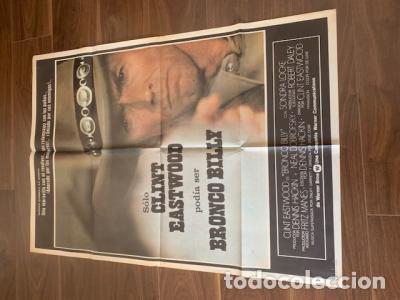 Libros: CARTEL DE CINE BRONCO BILLY. CLINT EASTWOOD. 70X100 CM APROX. - :