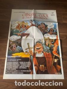 Livros em segunda m&atilde;o: CARTEL DE CINE CRISTOBAL COLON DE OFICIO DESCUBRIDOR. ANDRES PAJARES. RAFAELA APARICIO. QUIQUE CAMOI
