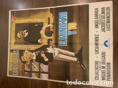 Libros: CARTEL DE CINE EL MINISTRO Y YO. CANTINFLAS MARIO MORENO. 70X100 CM APROX. - :
