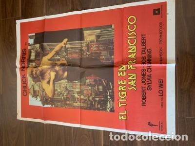 books: CARTEL DE CINE EL TIGRE DE SAN FRANCISCO. CHUCK NORRIS. 70X100 CM APROX. - :