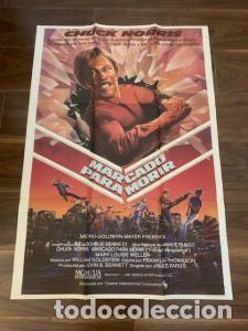 books: CARTEL DE CINE MARCADO PARA MORIR. CHUCK NORRIS. 70X100 CM APROX. - :