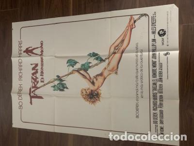 Libros: CARTEL DE CINE TARZAN EL HOMBRE MONO. BO DEREK. RICHARD HARRIS. 70X100 CM APROX. - :