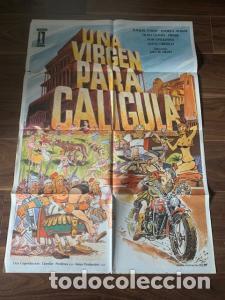Libros: CARTEL DE CINE UNA VIRGEN PARA CALIGULA. RAQUEL EVANS. ANDREA ALBANI. 70X100 CM APROX. - :