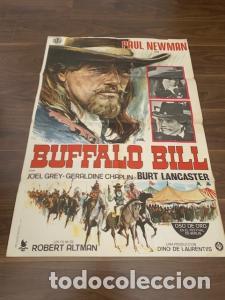 books: CARTEL CINE BUFFALO BILL. PAUL NEWMAN. JOEL GREY. GERALDINE CHAPLIN. BURT LANCASTER. ROBERT ALTMAN.