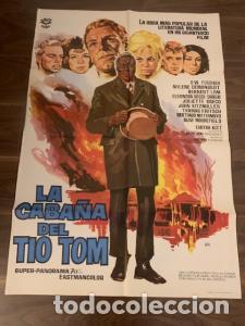 B&uuml;cher: CARTEL DE CINE LA CABA&Ntilde;A DEL TIO TOM. O.W. FISCHER. MYLENE DEMONGEOT. 70X100 CM APROX. - JANO: