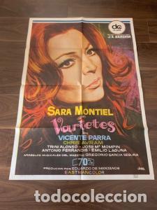 Livres: CARTEL DE CINE VARIETES. SARA MONTIEL. 70X100 CM APROX. - JANO: