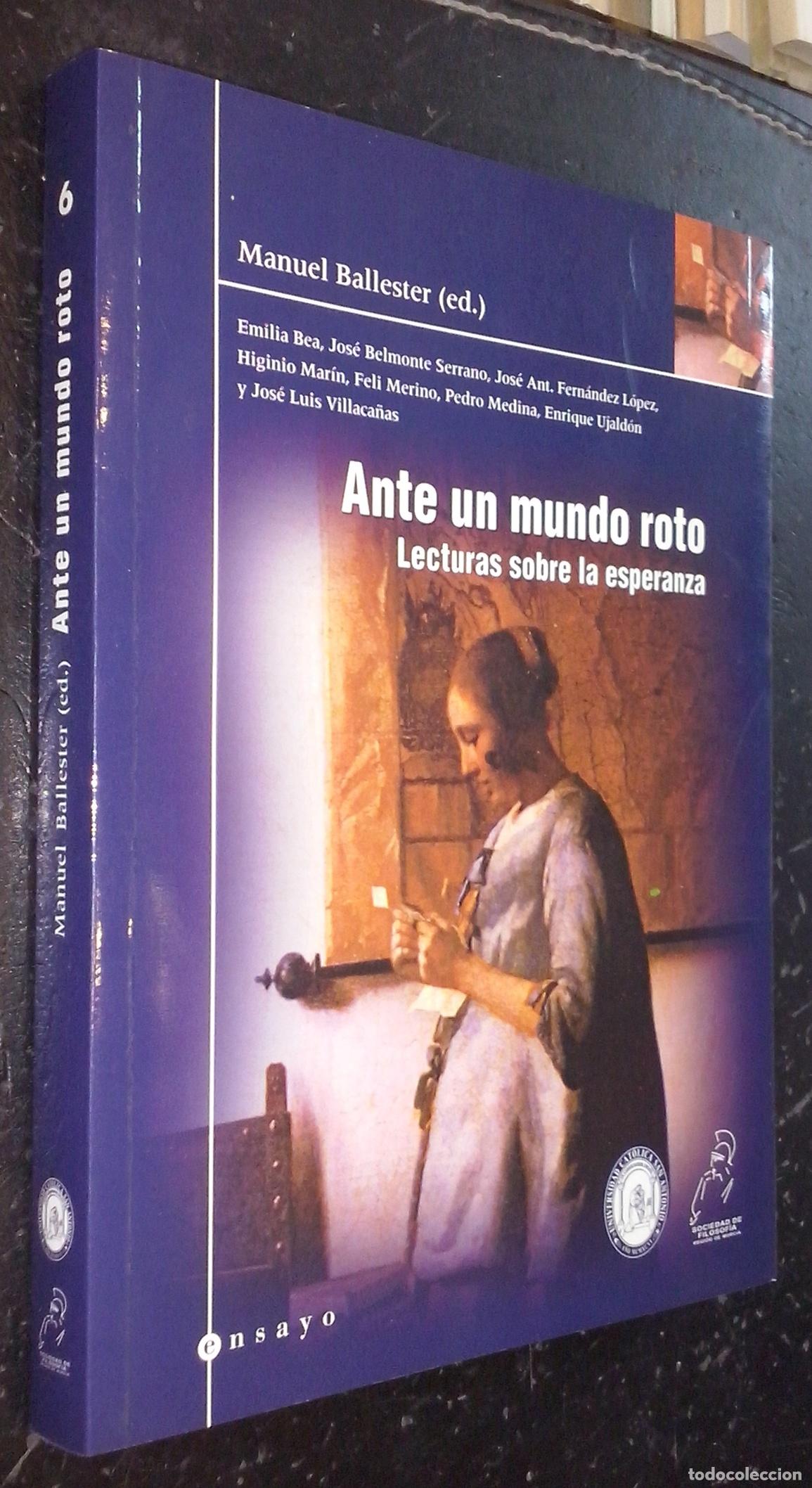 books: Ante un mundo roto. Lecturas sobre la esperanza - BALLESTER, Manuel y AA. VV.: