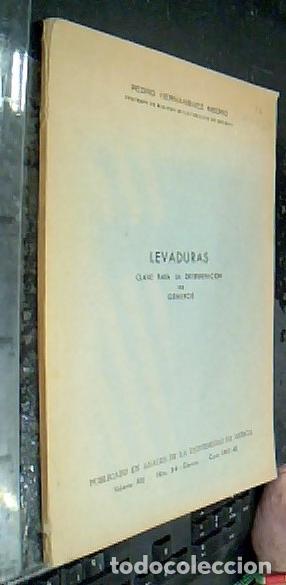 B&uuml;cher: Levaduras. Clave para la determinaci&oacute;n de g&eacute;neros. Publicado en anales de la Universidad de Murcia.