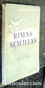 Libri di seconda mano: Rimas sencillas - MIRA PACHECO, Anio: