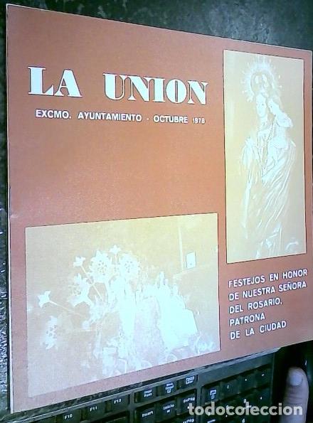 Livros em segunda m&atilde;o: La Uni&oacute;n. Festejos en honor de Nuestra Se&ntilde;ora del Rosario, patrona de la ciudad - PROGRAMA FIESTAS: