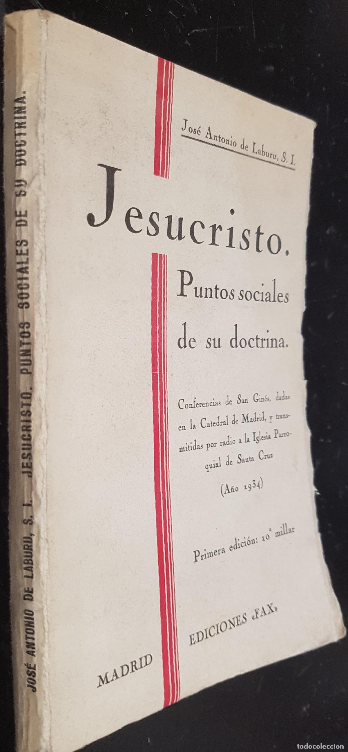 B&uuml;cher: Jesucristo. Puntos sociales de su doctrina. Conferencias de San Gin&eacute;s, dadas en la Catedral de Madri