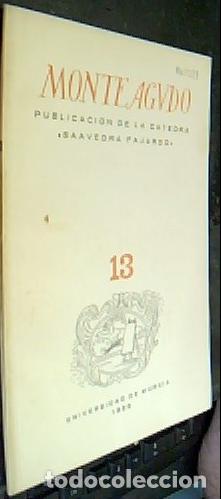 B&uuml;cher: Monteagudo. Publicaci&oacute;n de la C&aacute;tedra Saavedra Fajardo n&ordm; 13 - REVISTA: