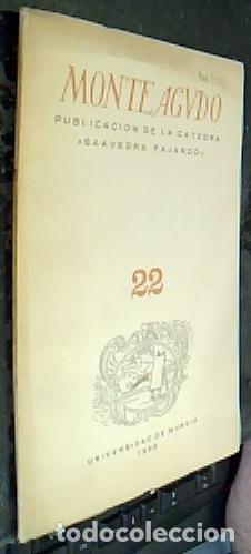 Libros: Monteagudo. Publicaci&oacute;n de la C&aacute;tedra Saavedra Fajardo n&ordm; 22 - REVISTA:
