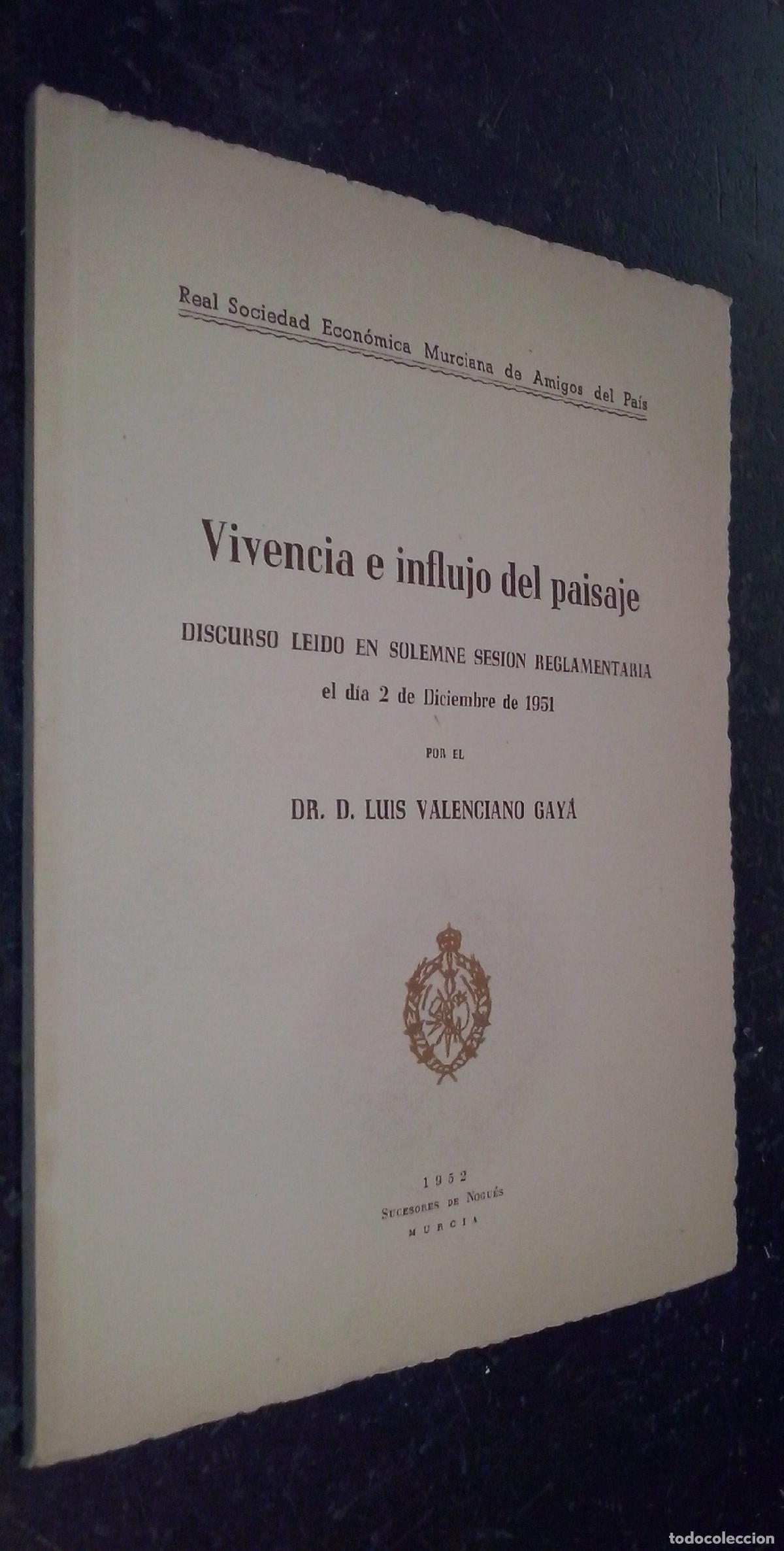 B&uuml;cher: Vivencia e influjo del paisaje. Discurso le&iacute;do en solemne sesi&oacute;n reglamentaria el 2 Diciembre 1951 p