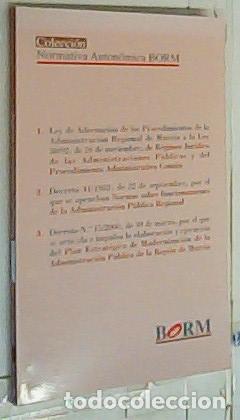 B&uuml;cher: Ley de Adecuaci&oacute;n de los Procedimientos de la Administraci&oacute;n Regional de Murcia a la Ley de R&eacute;gimen