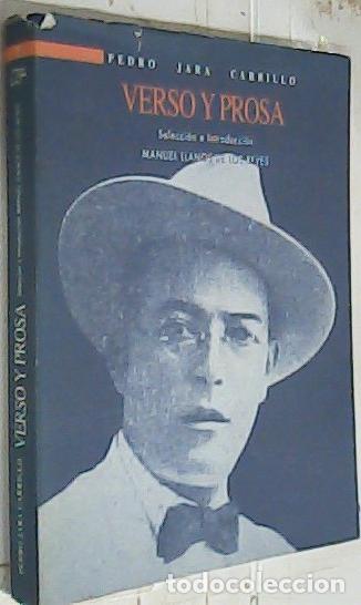 Libros: Verso y prosa - Jara Carrillo, Pedro: - Foto 1