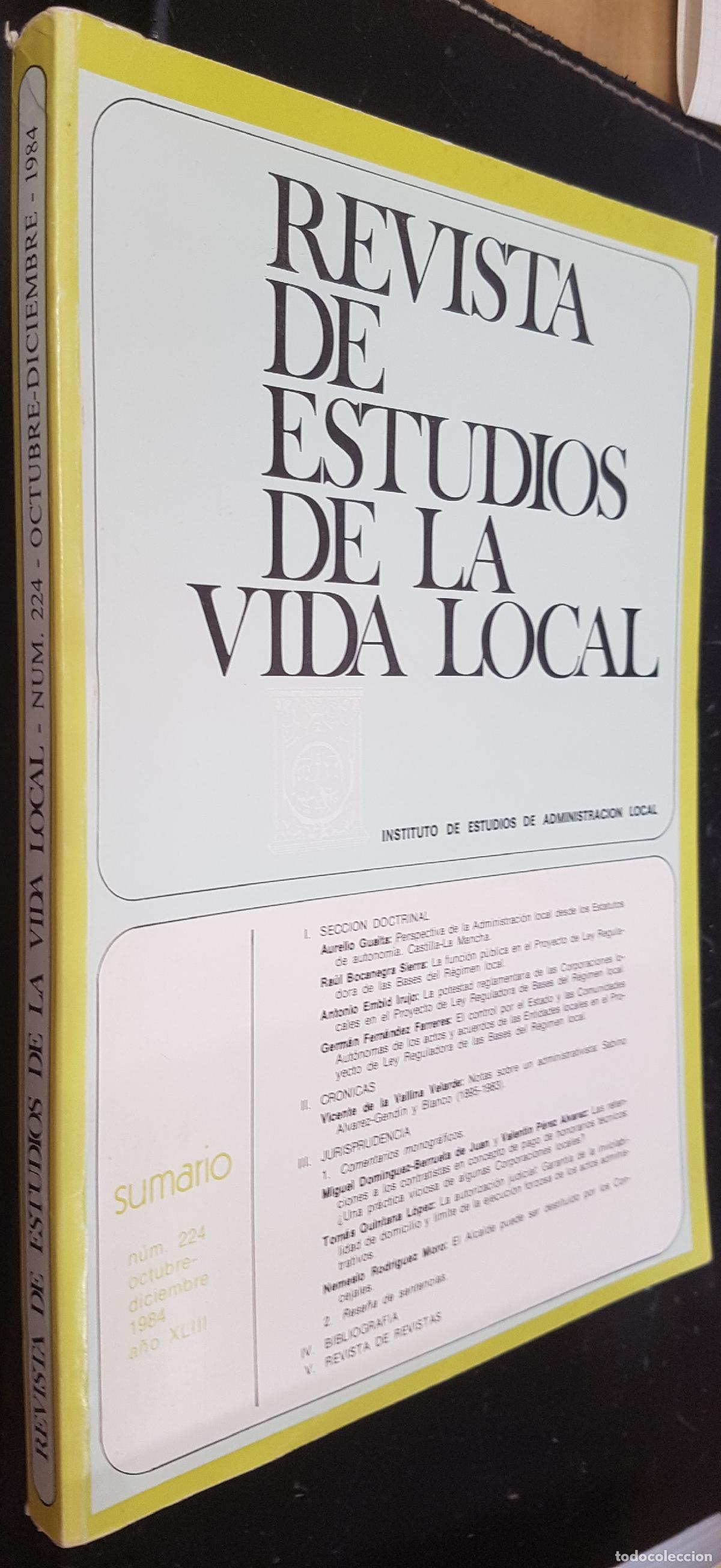 books: Revista de Estudios de la Vida Local. A&ntilde;o XLIII. N&int; 224 - :