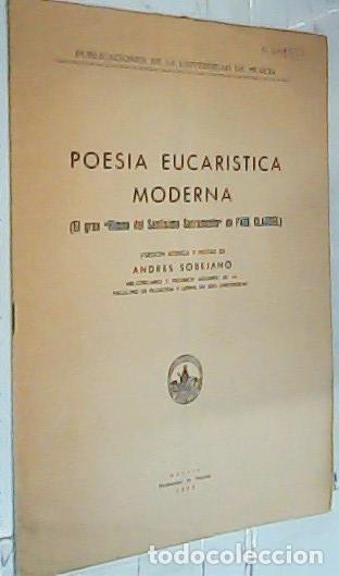 Livres: Poes&iacute;a eucar&iacute;stica moderna (El gran Himno del Sant&iacute;simo Sacramento de Paul Claudel). Versi&oacute;n r&iacute;tmica