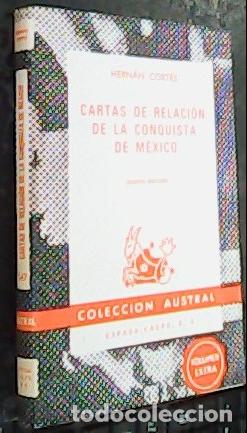 Libros: Cartas de relaci&oacute;n de la Conquista de M&eacute;xico - CORT&Eacute;S, Hern&aacute;n: - Foto 1