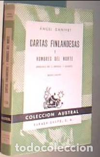 Libros: Cartas finlandesas y Hombres del norte. Colecci&oacute;n Austral N&ordm; 126 - GANIVET, Angel: