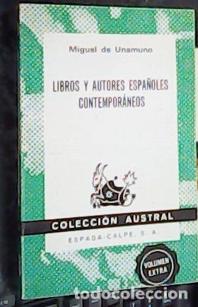 B&uuml;cher: Libros y autores espa&ntilde;oles contempor&aacute;neos - Miguel de Unamuno:
