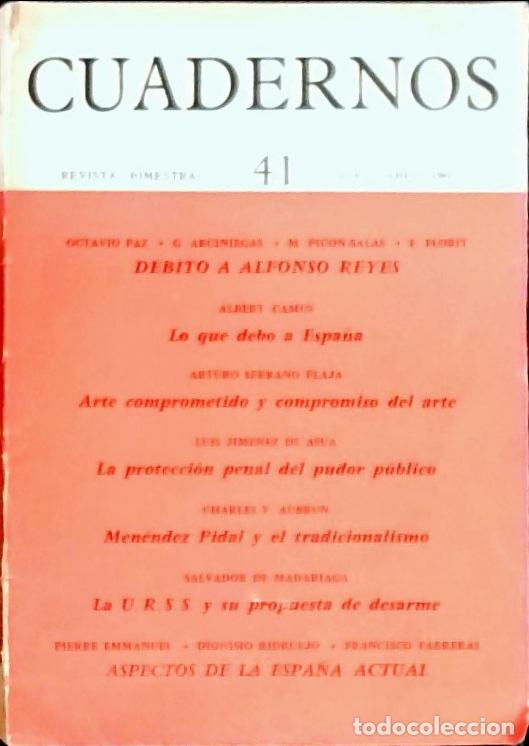 B&uuml;cher: Octavio Paz, G. Arciniegas, M. Pic&oacute;n Salas, E. Florit: D&eacute;bito a Alfonso Reyes - Autores Varios: