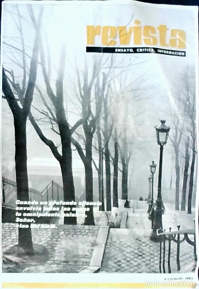 Libros: Revista Ensayo, Cr&iacute;tica, Informaci&oacute;n Diciembre 1965 - Autores Varios: