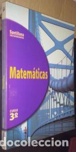 Libri di seconda mano: Matem&aacute;ticas 3&int; curso. Secundaria - AA. VV: