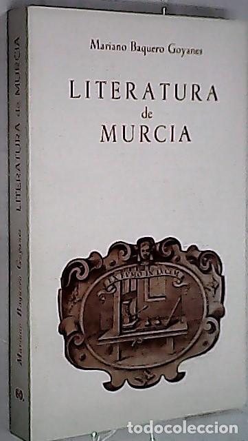 Livros em segunda m&atilde;o: Literatura de Murcia - BAQUERO GOYANES, Mariano:
