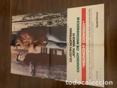 Libros: CARTEL CINE COWBOY DE MEDIANOCHE. DUSTIN HOFFMAN. JON VOIGHT. 49X70 CM. - :