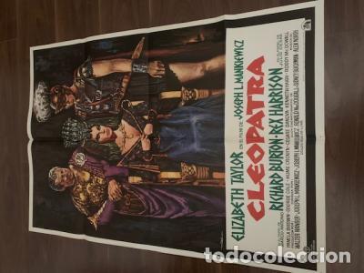Libros: CARTEL CINE CLEOPATRA. ELIZABETH TAYLOR. RICHARD BURTON.REX HARRISON. 70X100 CM. - :