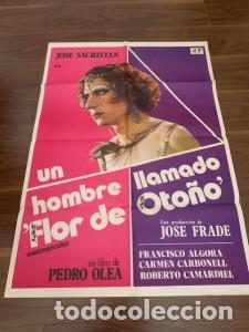 B&uuml;cher: CARTEL CINE UN HOBRE LLAMADO FLOR DE OTO&Ntilde;O. JOSE SACRISTAN. 70X100CM APROX. CARTEL CINE 70X100 CM A
