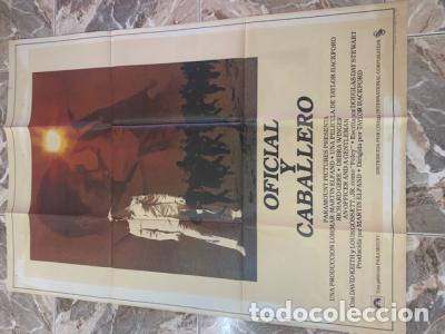 B&uuml;cher: CARTEL DE CINE OFICIAL Y CABALLERO. RICHARD GERE. DEBRA WINGER . 70X100 CM APROX. - :