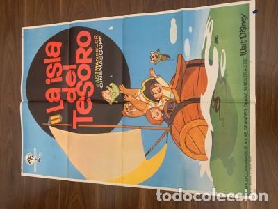 B&uuml;cher: CARTEL DE CINE LA ISLA DEL TESORO DIBUJOS ANIMADOS. WALT DISNEY. 70X100 CM APROX. - JANO: