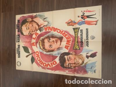 Libri di seconda mano: CARTEL CINE DIVORCIO A LA AMERICANA. FRANK SINATRA. DEBORAH KERR. DEAN MARTIN. 70X100 CM. - JANO.: