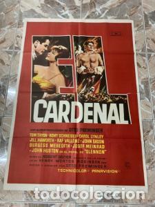Livros em segunda m&atilde;o: CARTEL DE CINE EL CARDENAL. TOM TRYON. ROMY SCHNEIDER. JOHN HUSTON. 70X100 CM APROX. - MAC: