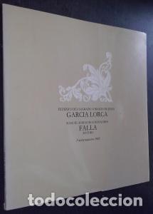 Libros: Federico del Sagrado Coraz&oacute;n de Jes&uacute;s Garc&iacute;a Lorca. Manuel Mar&iacute;a de los Dolores Falla Matheu. Fuente