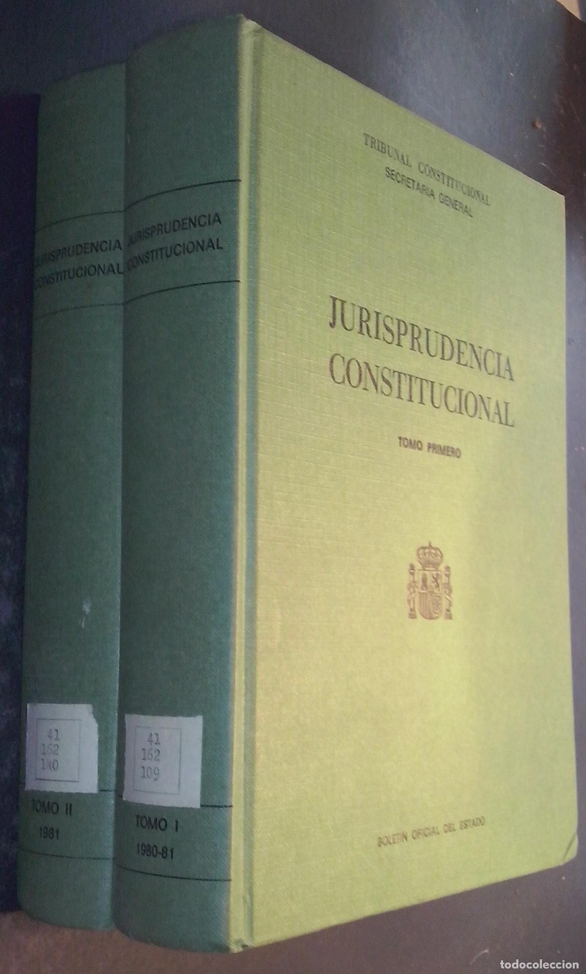 Libros: Jurisprudencia constitucional. 2 tomos - AA. VV.: - Foto 1