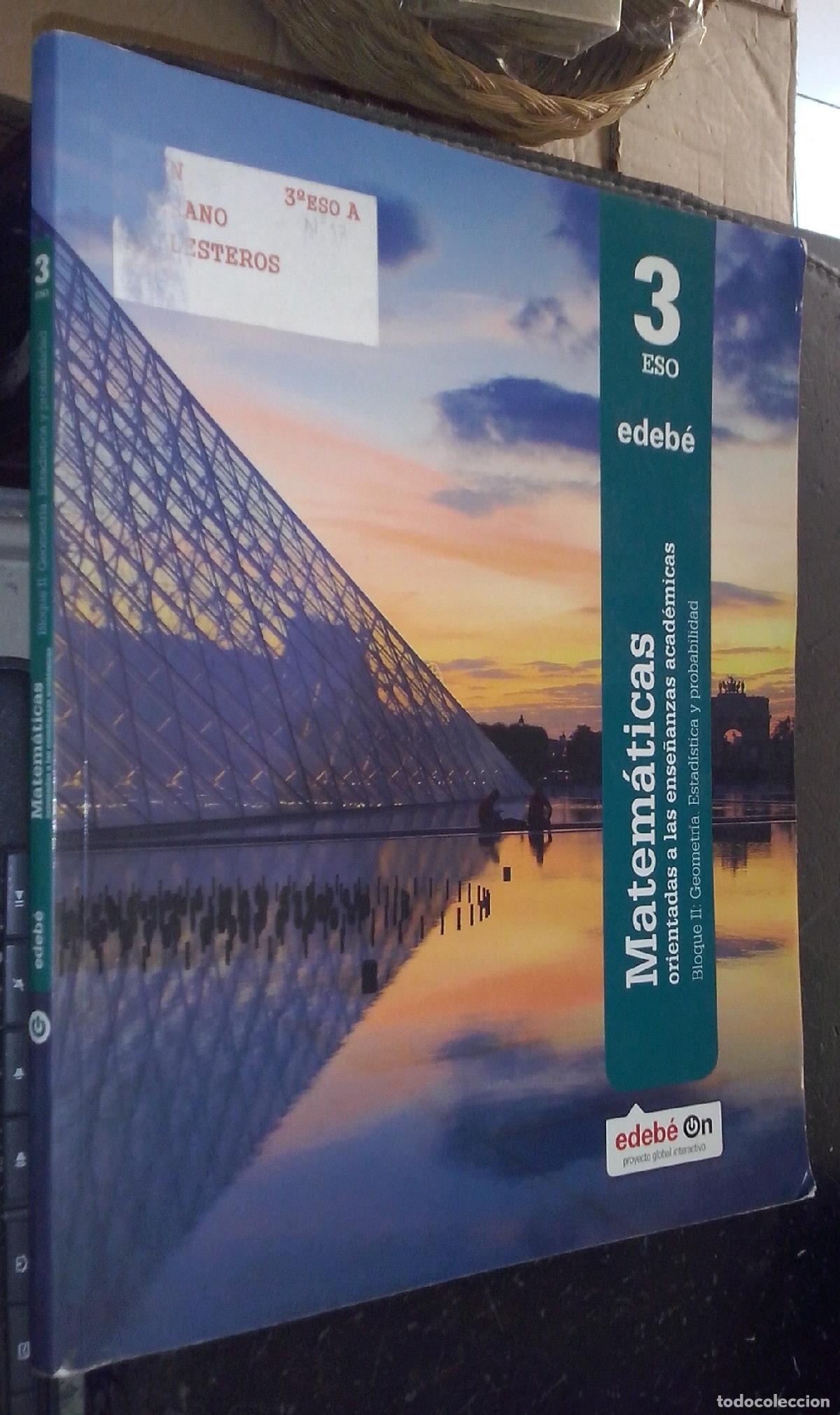 B&uuml;cher: Matem&aacute;ticas. 3&ordm; ESO. Bloque II: Geometr&iacute;a. Estad&iacute;stica y probabilidad - AA. VV.: