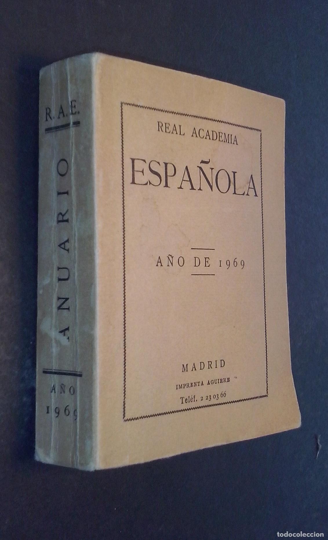 Libri di seconda mano: Real Academia Espa&ntilde;ola. A&ntilde;o de 1969 - AA. VV.: