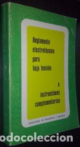 Libros: Reglamento electrot&eacute;cnico para baja presi&oacute;n e instrucciones complementarias - AA. VV.: - Foto 1