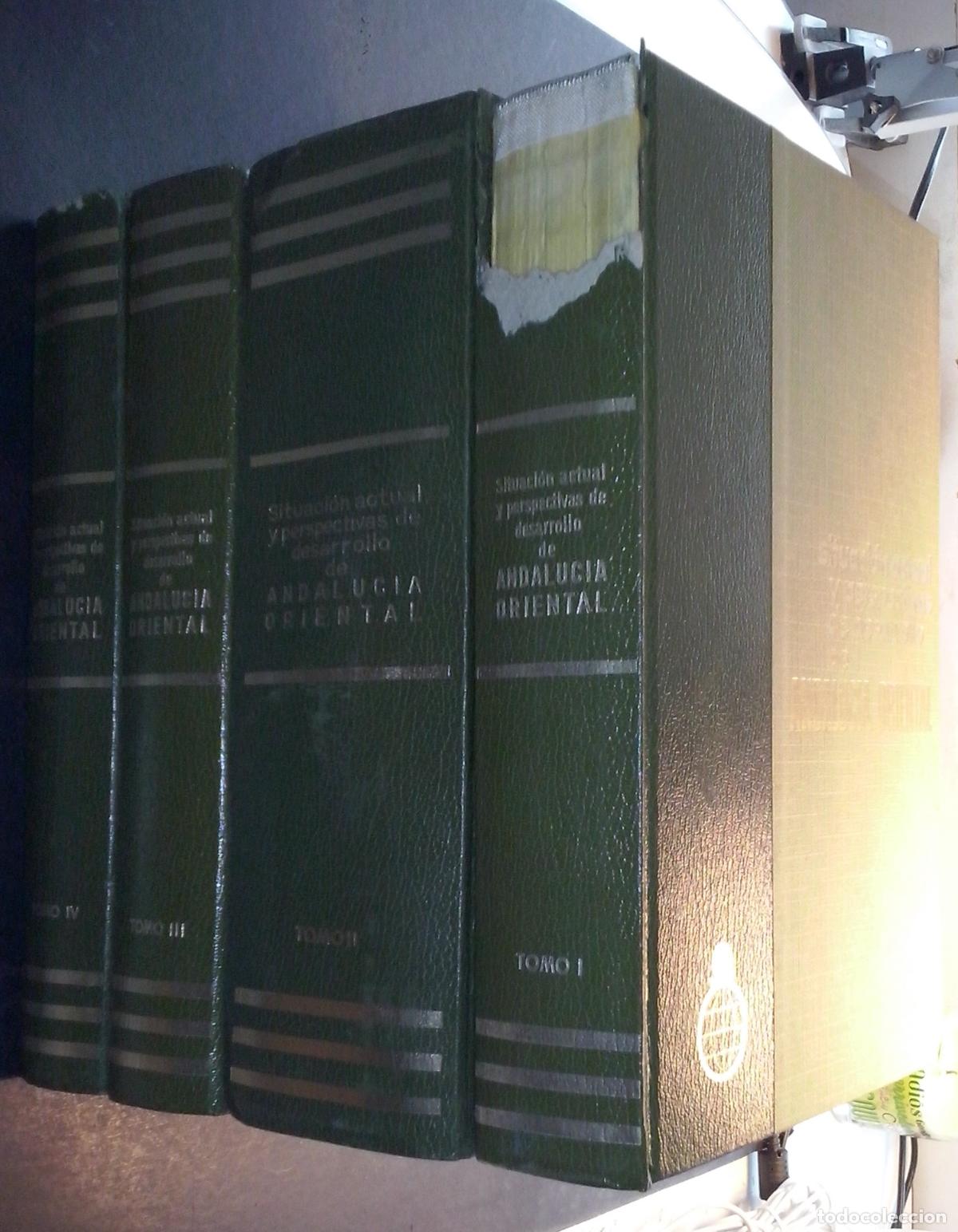Libri di seconda mano: Situaci&oacute;n actual y perspectivas de desarrollo de Andaluc&iacute;a Oriental. 4 tomos - AA. VV.: