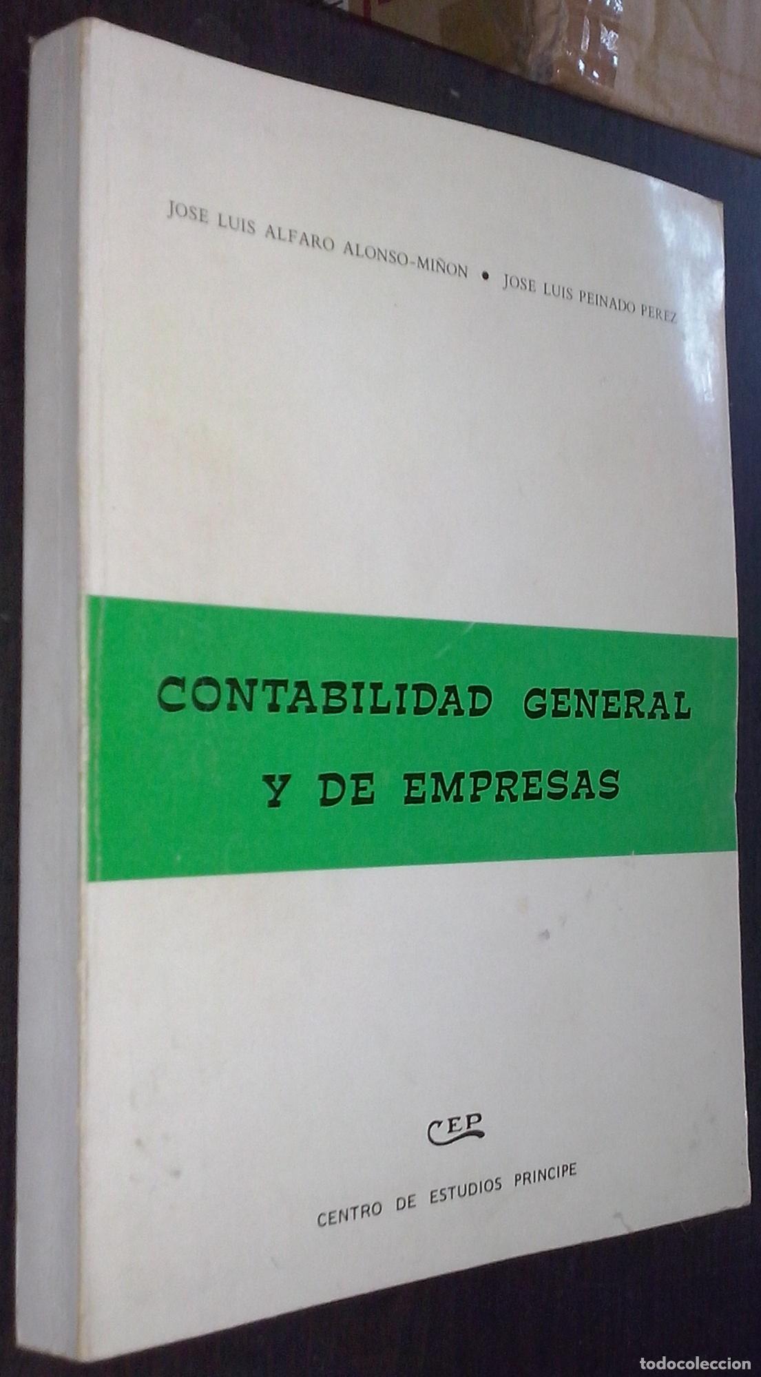 Livros em segunda m&atilde;o: Contabilidad general y de empresas - ALFARO ALONSO-MI&Ntilde;&Oacute;N, Jos&eacute; Luis y PEINADO P&Eacute;REZ, Jos&eacute; Luis: