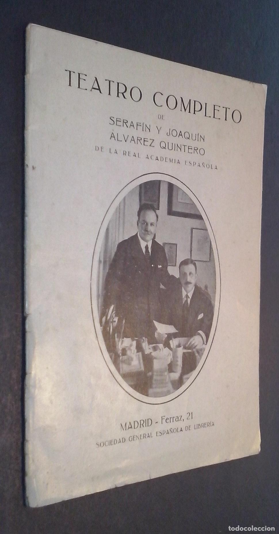 Livros em segunda m&atilde;o: Teatro completo de .... de la Real Academia Espa&ntilde;ola - &Aacute;LVAREZ QUINTERO, Seraf&iacute;n y Joaqu&iacute;n: