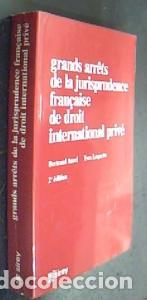 Libri di seconda mano: Grands arrets de la jurisprudence fran&ccedil;aise de droit international priv&eacute;. 2&trade; &eacute;dition - ANCEL, Bertra