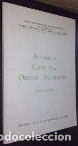 B&uuml;cher: Asamblea conjunta Obispos - Sacerdotes - AN&Oacute;NIMO: