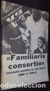 Livros em segunda m&atilde;o: Familiaris consortio. Exhortaci&oacute;n apost&oacute;lica de Juan Pablo II sobre la familia - AN&Oacute;NIMO: