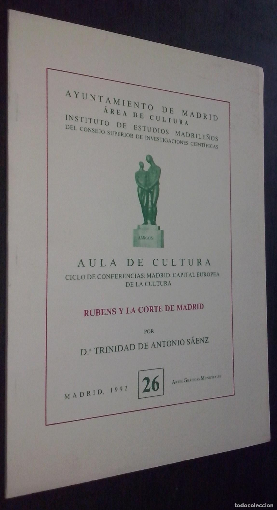 Libros: Rubens y la Corte de Madrid. Aula de Cultura. Ciclo de conferencias: Madrid, capital europea de la c